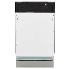 ZLINE Autograph 18" Tallac Series 3rd Rack Top Control Dishwasher In Custom Panel Ready With Champagne Bronze Handle, DWVZ-18-CB
