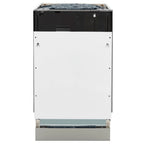 ZLINE Autograph 18" Tallac Series 3rd Rack Top Control Dishwasher In Custom Panel Ready With Champagne Bronze Handle, DWVZ-18-CB