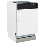 ZLINE Autograph 18" Tallac Series 3rd Rack Top Control Dishwasher In Custom Panel Ready With Champagne Bronze Handle, DWVZ-18-CB