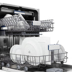 ZLINE 24 in. Top Control Tall Dishwasher is Custom Panel Ready with Matte Black Handle, DWVZ-24-MB
