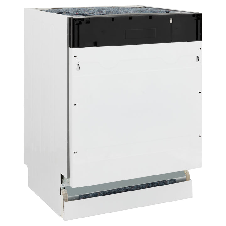 ZLINE 24 in. Top Control Tall Dishwasher is Custom Panel Ready with Matte Black Handle, DWVZ-24-MB