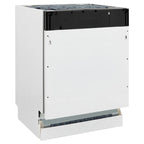ZLINE 24 in. Top Control Tall Dishwasher is Custom Panel Ready with Matte Black Handle, DWVZ-24-MB