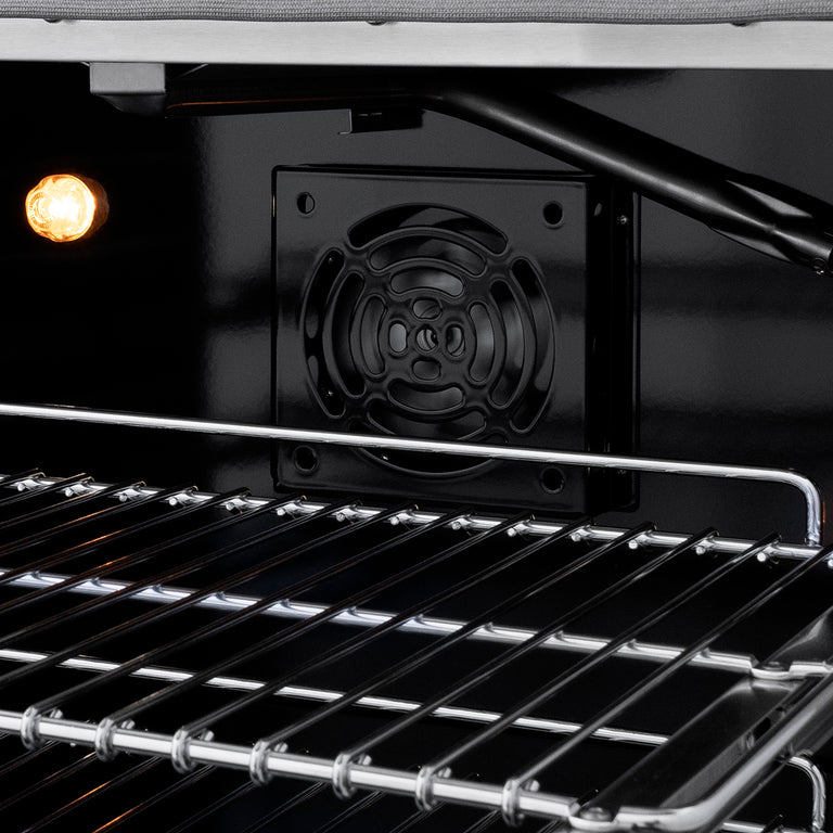ZLINE Autograph Package - 48" Gas Range and Range Hood in Satin Stainless Steel, White Matte, Bronze Accents