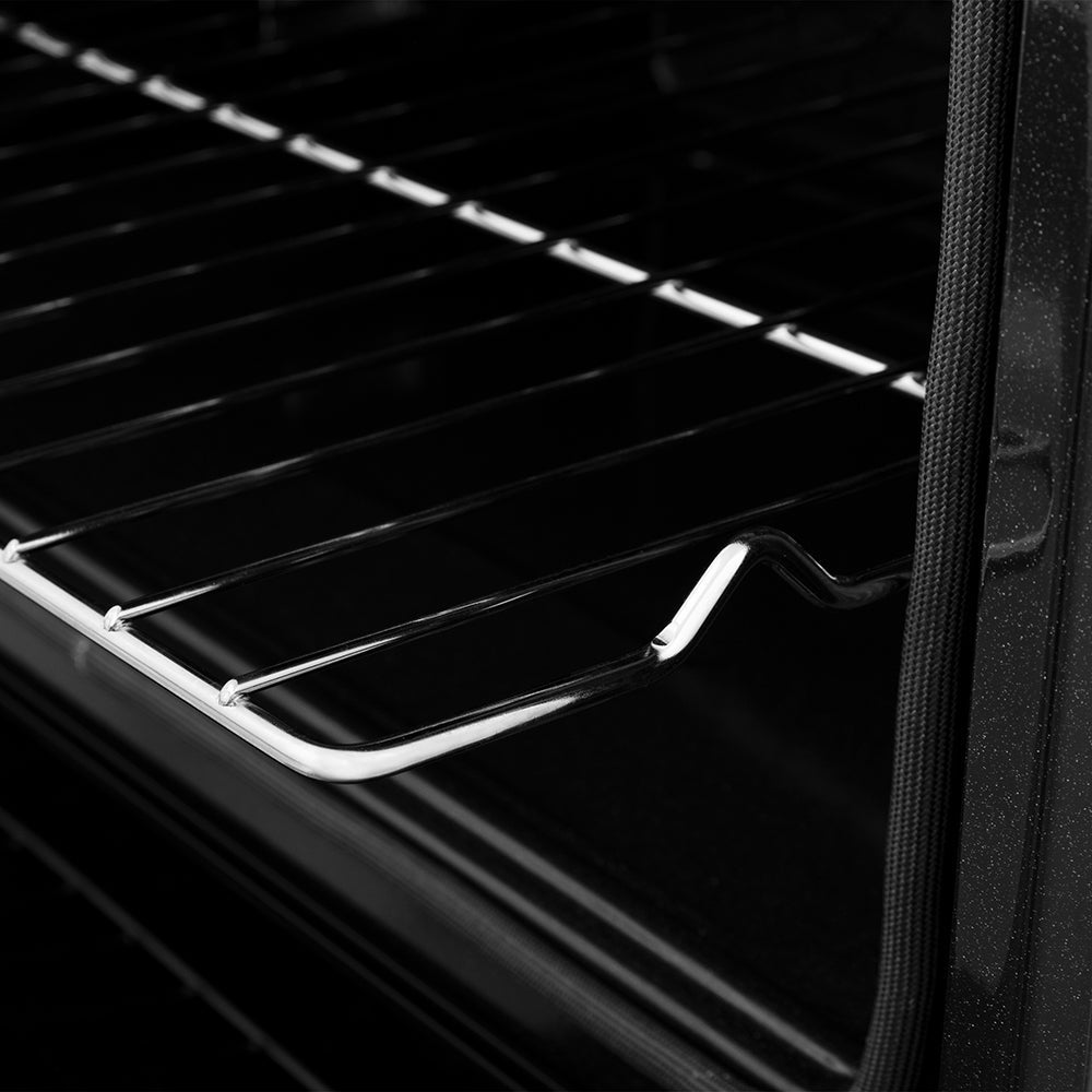 ZLINE Autograph 30" Professional True Convection Double Wall Oven with Air Fry and Self Clean in Satin Stainless Steel with Polished Gold Helix Handles, WADSZ-30-KG