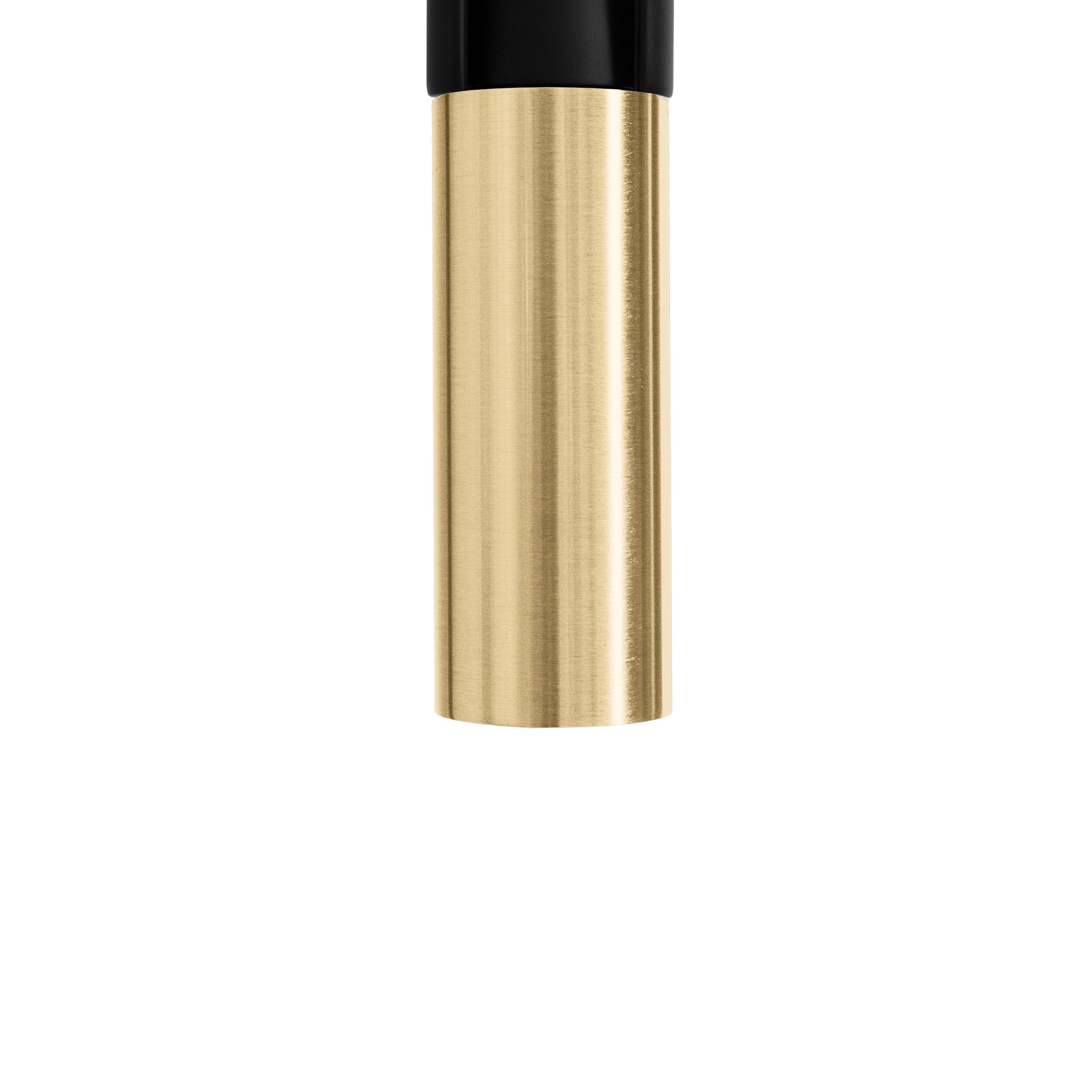 ZLINE Autograph Sierra Pull Down Spring Single Handle Kitchen Faucet in Matte Black and Champagne Bronze, SRA-KF-ZMBCB