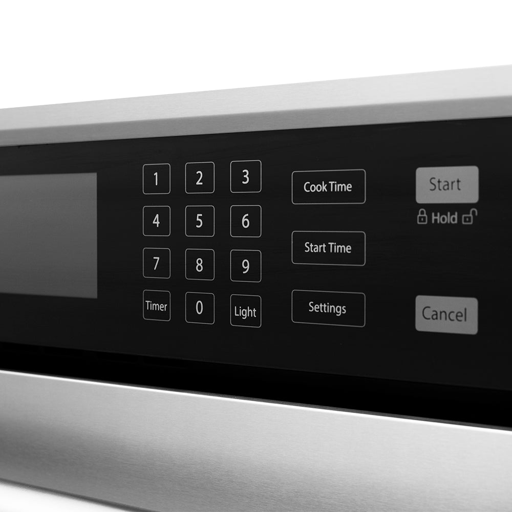 ZLINE Autograph 30" Professional True Convection Single Wall Oven with Air Fry and Self Clean in Stainless Steel with Champagne Bronze Helix Handle, WASZ-30-KCB