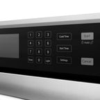 ZLINE Autograph 30" Professional True Convection Single Wall Oven with Air Fry and Self Clean in Stainless Steel with Polished Nickel Helix Handle, WASZ-30-KPN