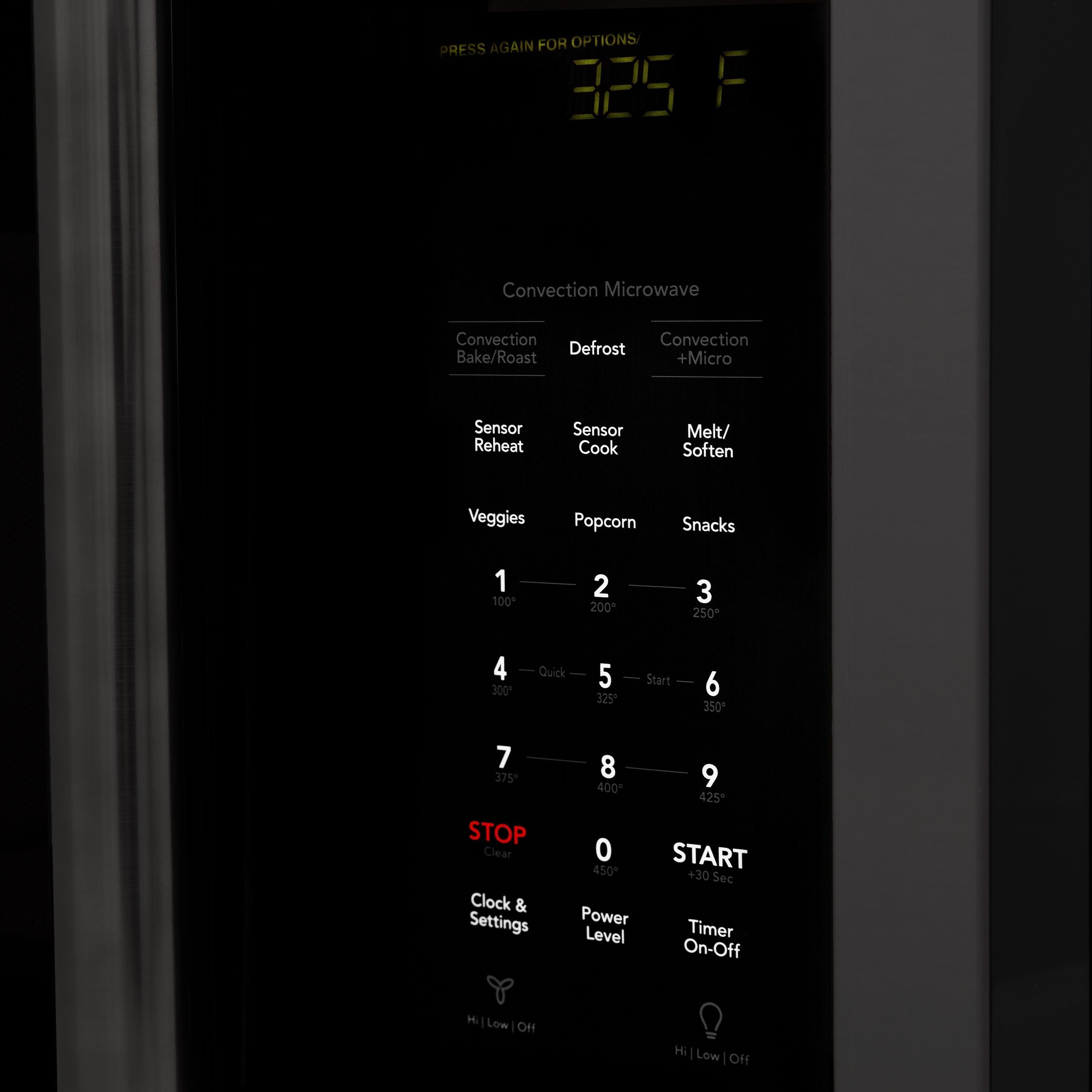 ZLINE Over the Range Convection Microwave Oven in Black Stainless Steel with Traditional Handle and Sensor Cooking, MWO-OTR-H-30-BS