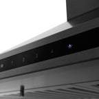 ZLINE 48 in. Wall Mount Range Hood Convertible Vent Black Stainless Steel 400 CFM (BSKBN-48)