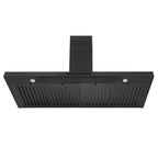 ZLINE Appliance Package - 48 in. Gas Range, Range Hood, Dishwasher in Black, 3KP-SGRBRH48-DW