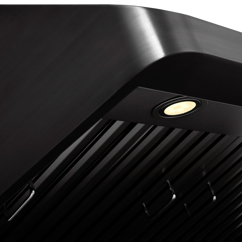 ZLINE 30 in. Under Cabinet Range Hood 600 CFM Ducted Black Stainless Steel (BS623-30)