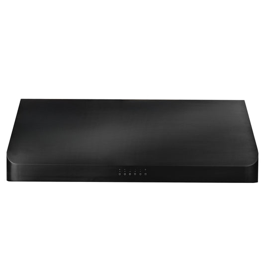 ZLINE 36 in. Under Cabinet Range Hood, 600 CFM, Ducted, Black Stainless Steel (BS623-36)