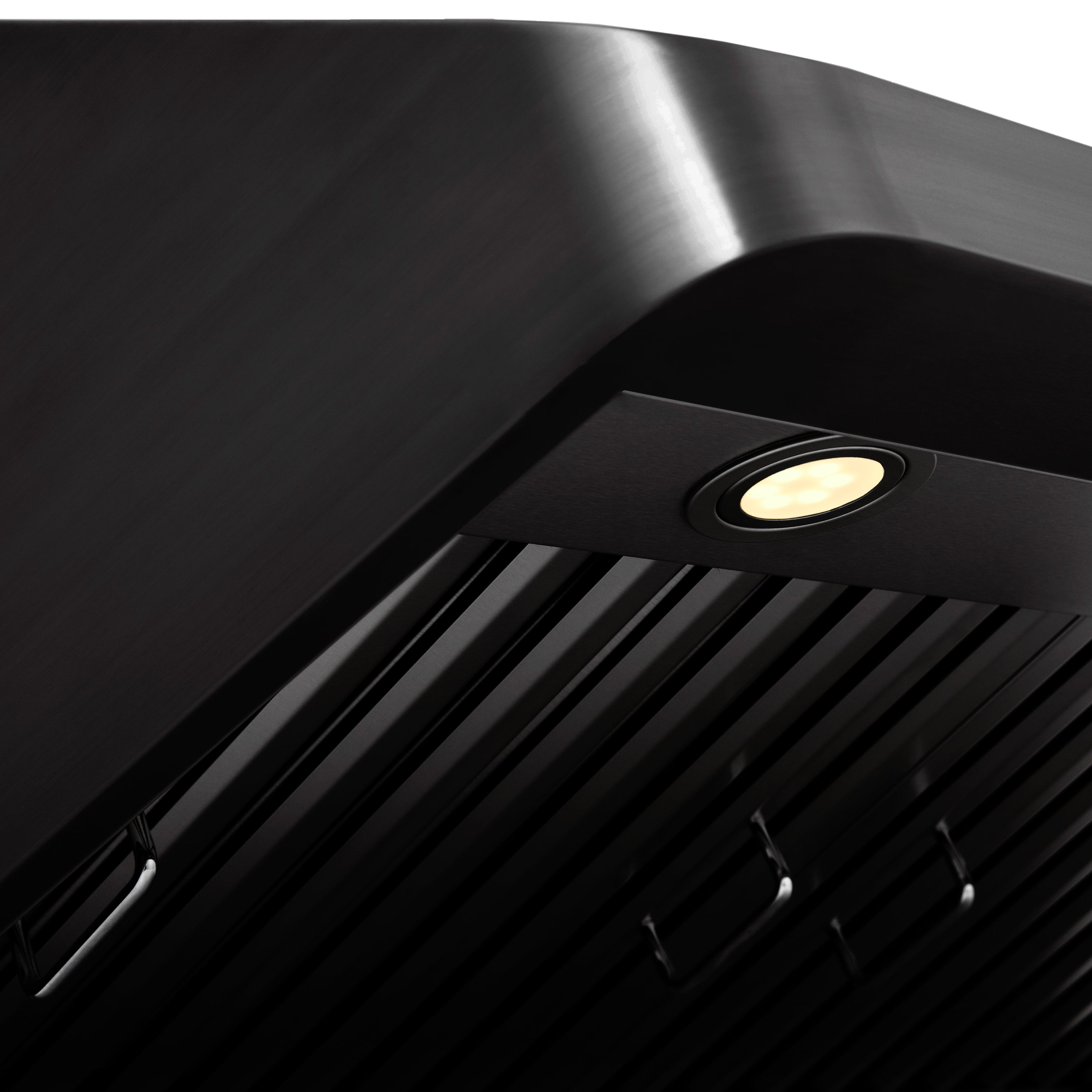 ZLINE 36 in. Under Cabinet Range Hood, 600 CFM, Ducted, Black Stainless Steel (BS623-36)