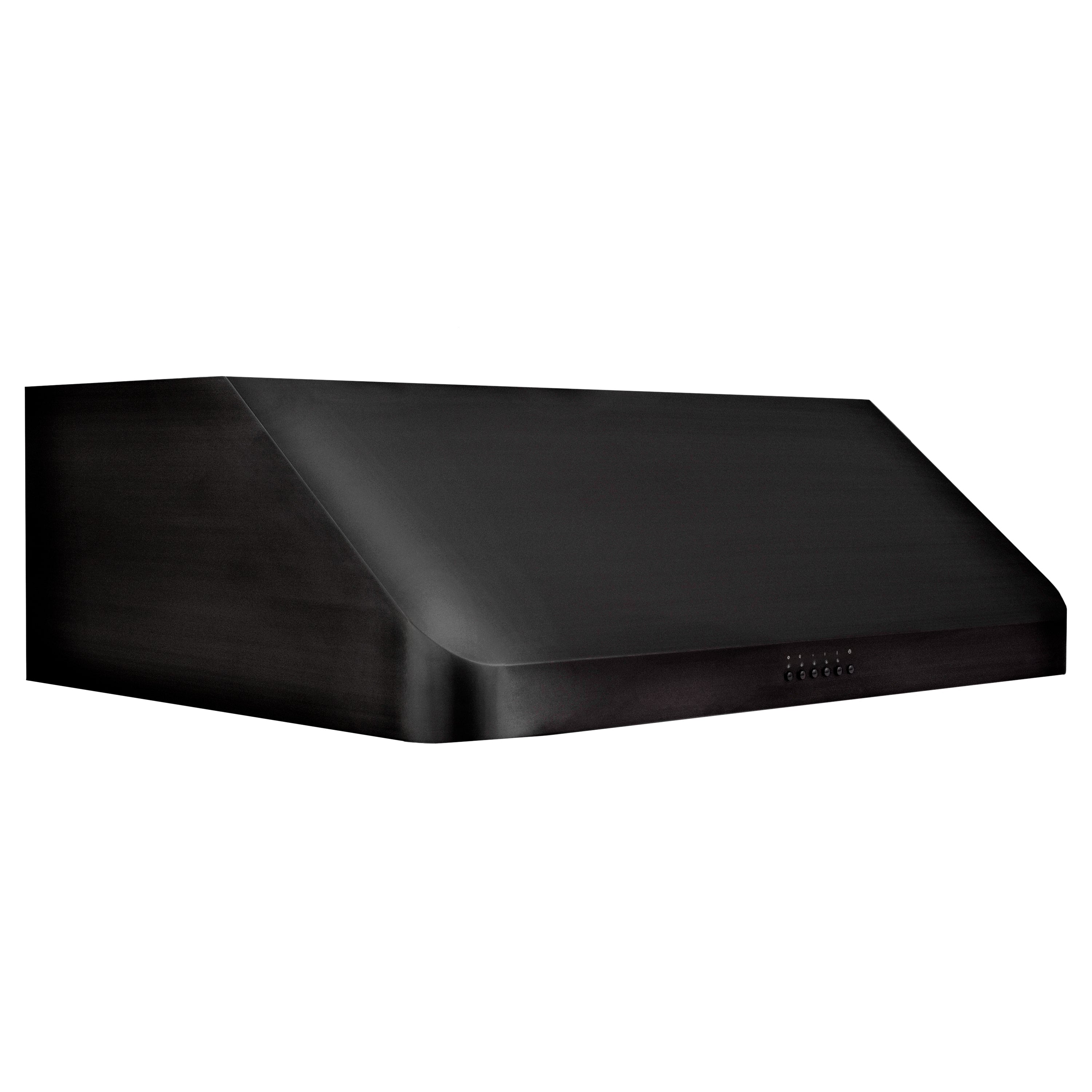 ZLINE 36 in. Under Cabinet Range Hood, 600 CFM, Ducted, Black Stainless Steel (BS623-36)