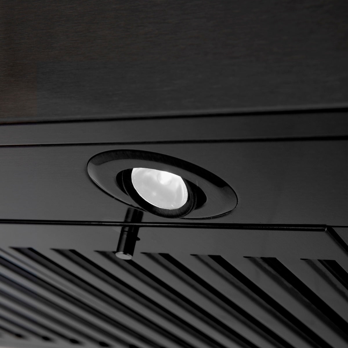 ZLINE 24 in Wall Mount Range Hood 400 CFM Black Stainless Steel with CrownSound Bluetooth Speakers (BSKENCRN-BT-24)