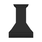 ZLINE 36 in. Wall Mount Range Hood, Wooden Rustic Black Finish, 700 CFM (355CC-36)