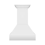 ZLINE 30 in. Wooden Wall Mount Range Hood 400 CFM Rustic Bright White Finish (355WW-30)