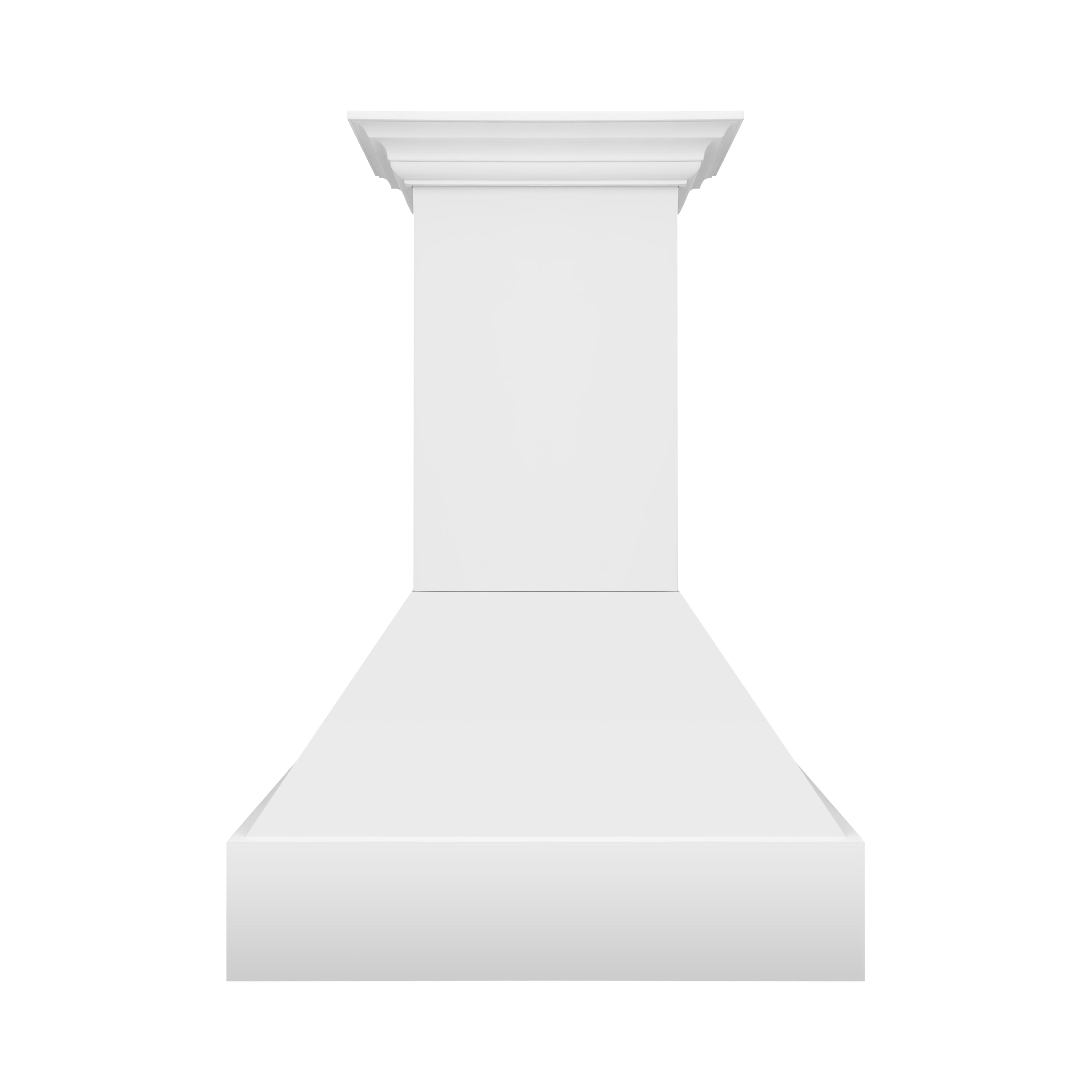 ZLINE 36 in. Wooden Wall Mount Range Hood 700 CFM Rustic Bright White Finish (355WW-36)
