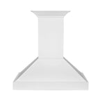 ZLINE 30 in. Wall Mount Range Hood, 400 CFM, Convertible, Smooth Bright White, KBWW-30