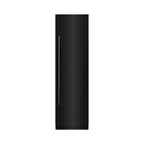 ZLINE 24 in. Column Refrigerator, 12.5 Cu. Ft., Black Stainless Steel with Graphite Gray Interior (RCRV-BS-24)