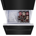 ZLINE 30 in. Built-In Refrigerator 16.1 cu. ft. Internal Water & Ice Dispenser Black Stainless Steel (RBIV-BS-30)