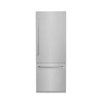 ZLINE 30 in Built-In Bottom Freezer Refrigerator 16.1 cu. ft. Water Dispenser Ice Maker Satin Stainless Steel (RBIV-SN-30)