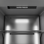 ZLINE Autograph 18" 8.6 cu. ft. Panel Ready Left Hinge Column Freezer with Graphite Gray Interior and Champagne Bronze Accents, RBCFVLZ-18-CB