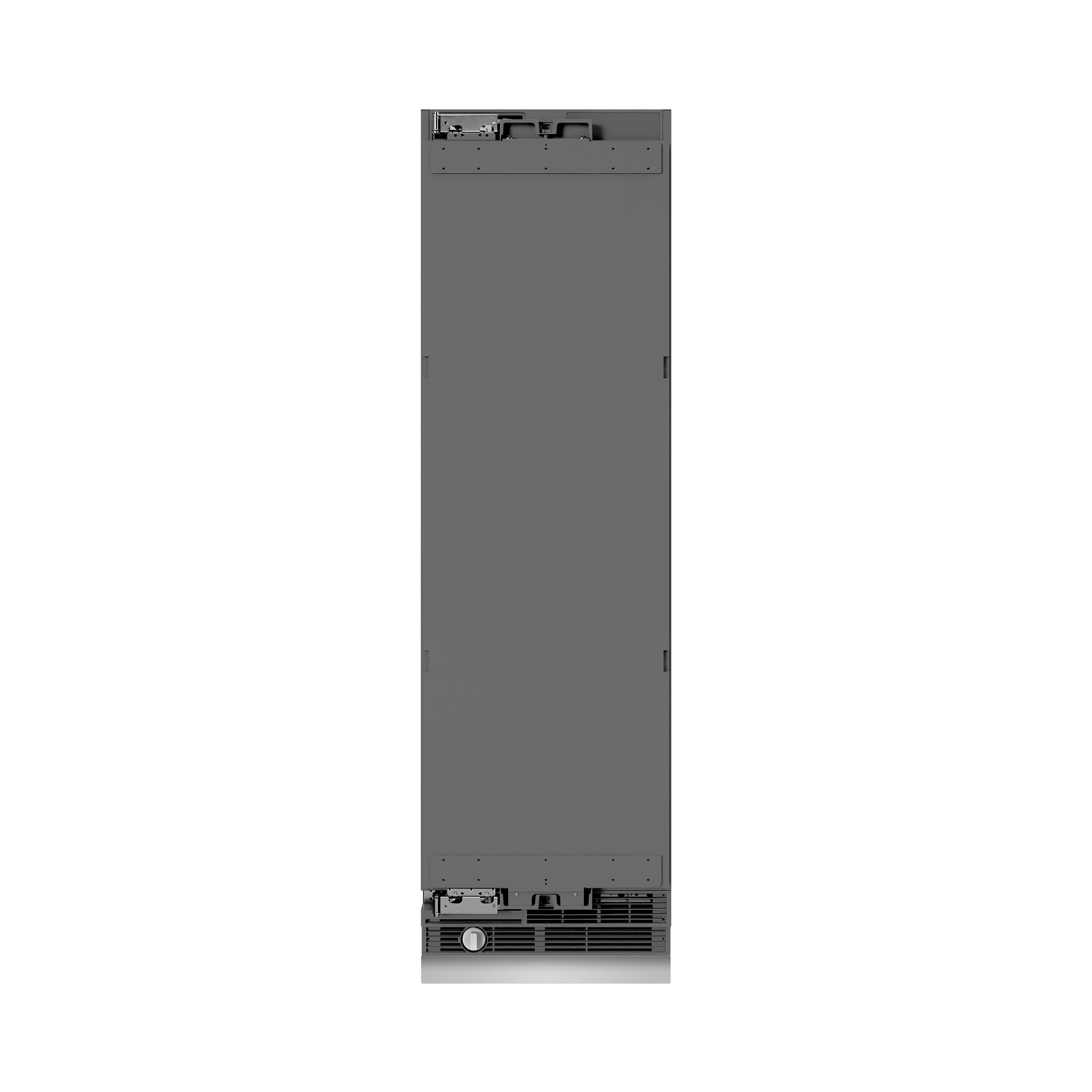 ZLINE Autograph 24" 12.4 cu. ft. Panel Ready Column Freezer with Graphite Gray Interior and Polished Gold Accents, RBCFVZ-24-G