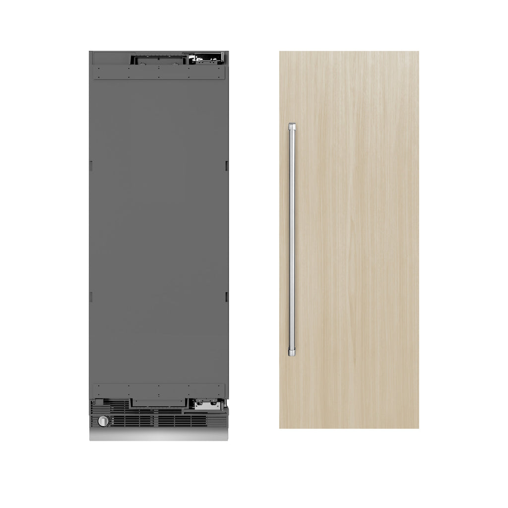 ZLINE 30 in. Column Refrigerator 16.7 Cu. Ft. Panel Ready Graphite Gray Interior (RBCRV-30)