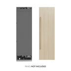 ZLINE 24 in. Panel Ready Column Refrigerator 12.5 cu. ft. Champagne Bronze Accents Graphite Gray Interior (RBCRVZ-24-CB)