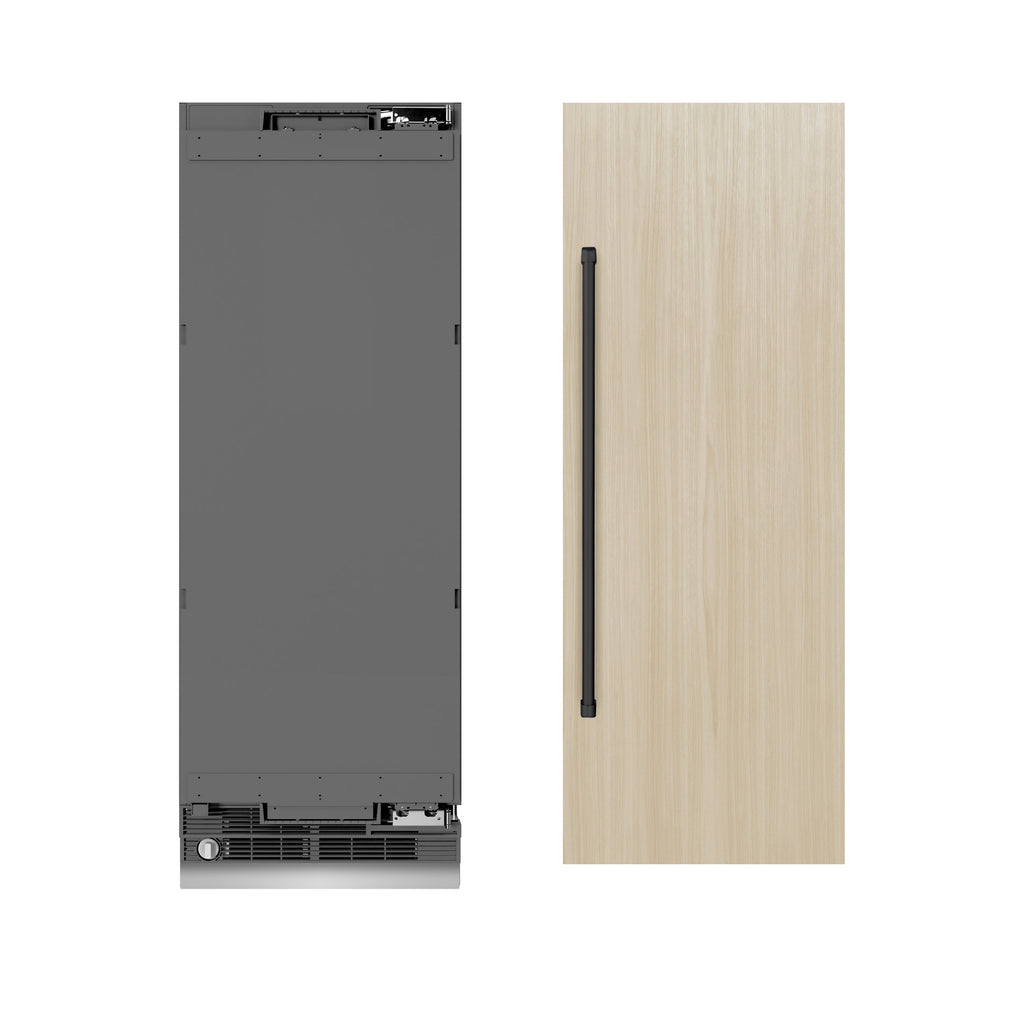 ZLINE 24 in. Column Refrigerator 12.5 cu. ft. Stainless Steel Graphite Gray Interior (RCRV-304-24)