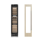 ZLINE 18" 9.0 cu. ft. Triple Zone 68 Bottle Panel Ready Left Hinge Column Wine Cooler, RBCWVL-18