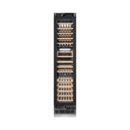 ZLINE Autograph 18" 9.0 cu. ft. Triple Zone 68 Bottle Panel Ready Left Hinge Column Wine Cooler with Matte Black Accents, RBCWVLZ-18-MB
