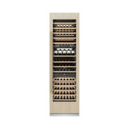ZLINE Autograph 24" 12.4 cu. ft. Triple Zone 100 Bottle Panel Ready Column Wine Cooler with Champagne Bronze Accents, RBCWVZ-24-CB