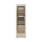 ZLINE Autograph 24" 12.4 cu. ft. Triple Zone 100 Bottle Panel Ready Column Wine Cooler with Champagne Bronze Accents, RBCWVZ-24-CB