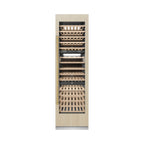 ZLINE Autograph 24" 12.4 cu. ft. Triple Zone 100 Bottle Panel Ready Column Wine Cooler with Polished Gold Accents, RBCWVZ-24-G