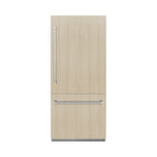 ZLINE 36 Inch Built-In Bottom Freezer Refrigerator 19.8 cu. ft. Panel Ready Water Dispenser Ice Maker (RBIT-36)
