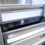 ZLINE 30 in Built-In Panel Ready Refrigerator 16.1 cu. ft. Bottom Freezer Internal Water & Ice Dispenser (RBIV-30)