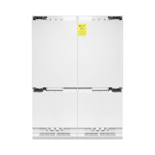 ZLINE 60 in. Built-In 4-Door French Door Refrigerator 32.2 cu. ft. Panel Ready Internal Water & Ice Dispenser (RBIV-60)