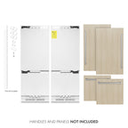 ZLINE 60 in. Built-In 4-Door French Door Refrigerator 32.2 cu. ft. Panel Ready Internal Water & Ice Dispenser (RBIV-60)