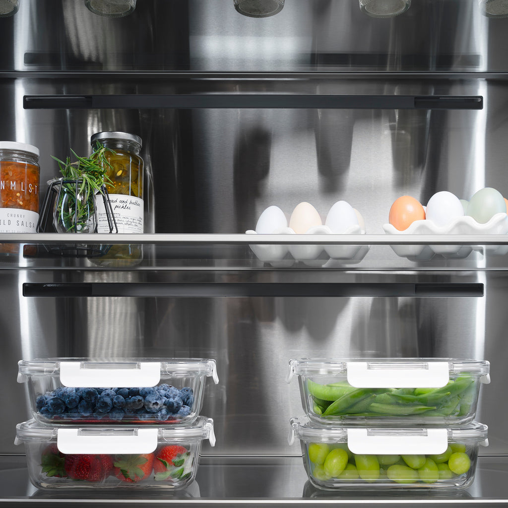 ZLINE 36 in. Panel Ready French Door Built-In Bottom Freezer Refrigerator, 19.6 cu. ft., Water Dispenser, Ice Maker, Stainless Steel Interior (SRBIV-36)