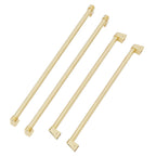ZLINE Autograph Edition Gold Handles for 60" Built-in Refrigerator (Set of 4), RBIVHZ-G-60