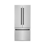 ZLINE Autograph Matte Black Package - 48" Rangetop, 48" Range Hood, Dishwasher, Built-In Refrigerator, Microwave Drawer, Wall Oven
