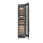 ZLINE 18" 9.0 cu. ft. Triple Zone 68 Bottle Right Hinge Column Wine Cooler in Stainless Steel, RCWVR-304-18