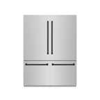 ZLINE 60 in. Built-In French Door Bottom Freezer Refrigerator, 32.2 cu. ft., Water Dispenser, Ice Maker, Stainless Steel, Matte Black Accents (GRBIVZ-304-60MB)