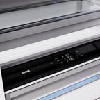 ZLINE 72 in. French Door Built-In Bottom Freezer Refrigerator 39.6 Cu. Ft. with Water Dispensers and Ice Makers Stainless Steel (RBIT-304-72)
