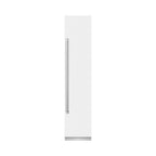 ZLINE 18" 8.6 cu. ft. Right Hinge Column Freezer in White Matte with Graphite Gray Interior, RCFVR-WM-18