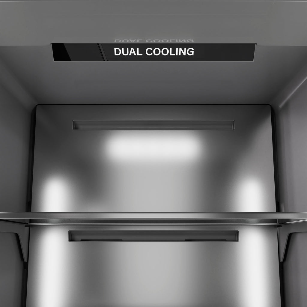 ZLINE 30 in. Column Refrigerator 16.7 Cu. Ft. White Matte with Graphite Gray Interior (RCRV-WM-30)