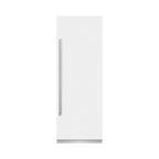 ZLINE 30 in. Column Refrigerator 16.7 Cu. Ft. White Matte with Graphite Gray Interior (RCRV-WM-30)