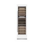 ZLINE 24" 12.4 cu. ft. Triple Zone 100 Bottle Column Wine Cooler in White Matte, RCWV-WM-24